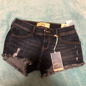 Low waisted Hollister denim shorts